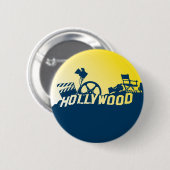 Badge Rond 5 Cm Hollywood (Devant & derrière)
