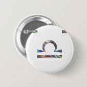 Badge Rond 5 Cm hologramme Libra (Devant & derrière)