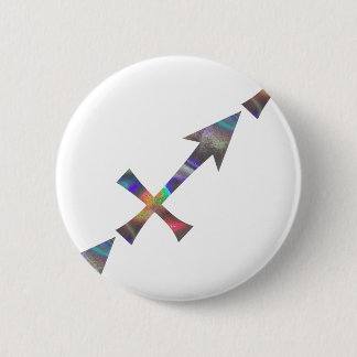 Badge Rond 5 Cm hologramme Sagittarius