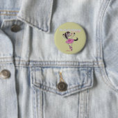 Badge Rond 5 Cm Holsteiner Horse Ballet (En situation)