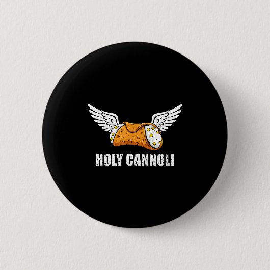 Badge Rond 5 Cm Holy Cannoli Tri-blend Funny Quote (Devant)