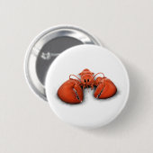 Badge Rond 5 Cm Homard (Devant & derrière)