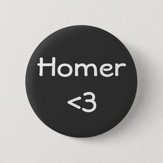 Badge Rond 5 Cm Homer (Devant)