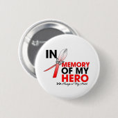 Badge Rond 5 Cm Hommage de MDS en mémoire de mon héros (Devant & derrière)