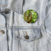 Badge Rond 5 Cm Hommage d'orang-outan (En situation)