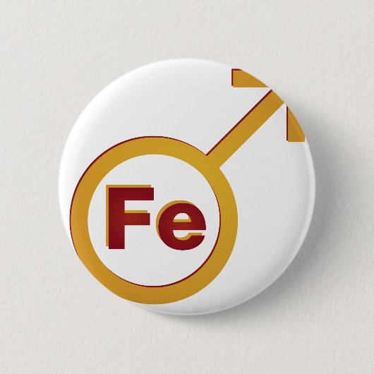 Badge Rond 5 Cm Homme de fer (Devant)