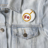 Badge Rond 5 Cm Homme de fer (En situation)