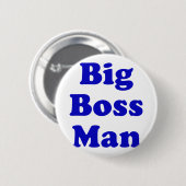 Badge Rond 5 Cm Homme de patron (Devant & derrière)