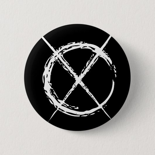 Badge Rond 5 Cm Homme mince (Devant)