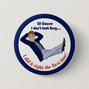Badge Rond 5 Cm Homme occupé