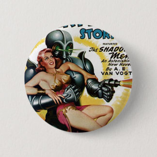 Badge Rond 5 Cm Hommes d'ombre de l'espace