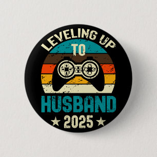 Badge Rond 5 Cm Hommes qui passent au mari 2025 futur marié