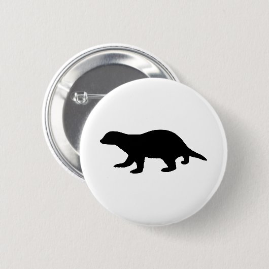 Badge Rond 5 Cm Honey Badger (Devant & derrière)