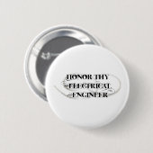 Badge Rond 5 Cm Honorez Thy ingénieur électrique (Devant & derrière)