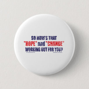 Badge Rond 5 Cm HOPE-and-Change-DST-TEE