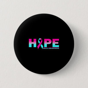 Badge Rond 5 Cm Hope Brca Sensibilisation Cancer du sein Pink Ribb