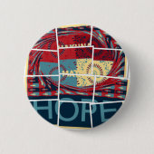 Badge Rond 5 Cm Hope Hakuna Matata (Devant)