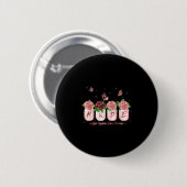 Badge Rond 5 Cm Hope Hydrangea Flower Butterfly Multiple Myeloma C (Devant & derrière)