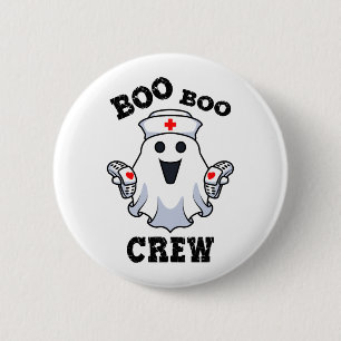 Badge Rond 5 Cm Hôpital Médicale Ghost