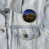 Badge Rond 5 Cm Horizon classique de NYC (En situation)