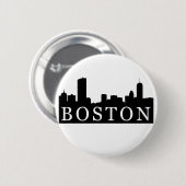 Badge Rond 5 Cm Horizon de Boston (Devant & derrière)