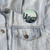 Badge Rond 5 Cm Horizon de Seattle (En situation)