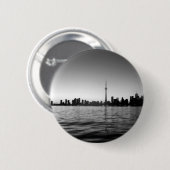 Badge Rond 5 Cm Horizon de Toronto (Devant & derrière)