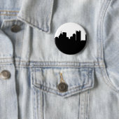 Badge Rond 5 Cm Horizon de ville de Pittsburgh (En situation)