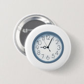 Badge Rond 5 Cm Horloge (Devant & derrière)