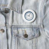 Badge Rond 5 Cm Horloge (En situation)