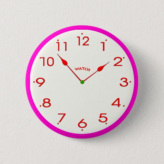 Badge Rond 5 Cm horloge face_02 (Devant)