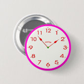 Badge Rond 5 Cm horloge face_02 (Devant & derrière)