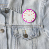 Badge Rond 5 Cm horloge face_02 (En situation)