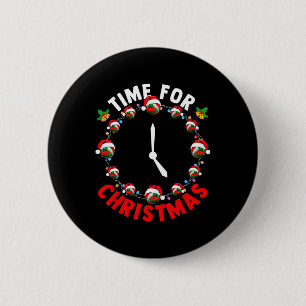 Badge Rond 5 Cm Horloge Fu