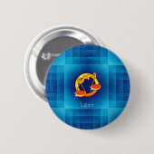 Badge Rond 5 Cm horoscope de libra (Devant & derrière)