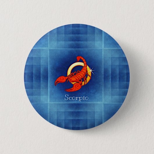 Badge Rond 5 Cm horoscope de scorpio (Devant)