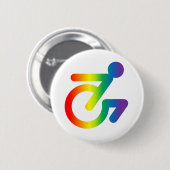 Badge Rond 5 Cm Horray pour les gens étranges dans les chaises ! (Devant & derrière)