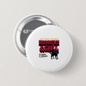 Badge Rond 5 Cm Horrorflix Et Chaleur (Devant & derrière)