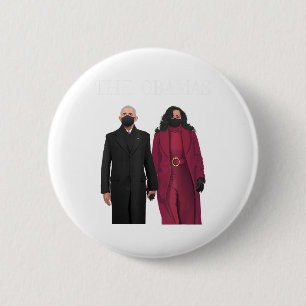 Badge Rond 5 Cm Hors Saison Féminisme Michelle Et Barack Obama