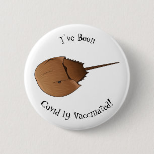 Badge Rond 5 Cm Horseshoe crab