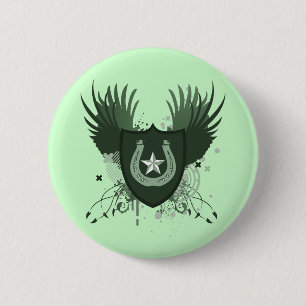Badge Rond 5 Cm horseshoe : hi-fi :