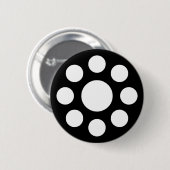 Badge Rond 5 Cm Hosokawa star (Devant & derrière)