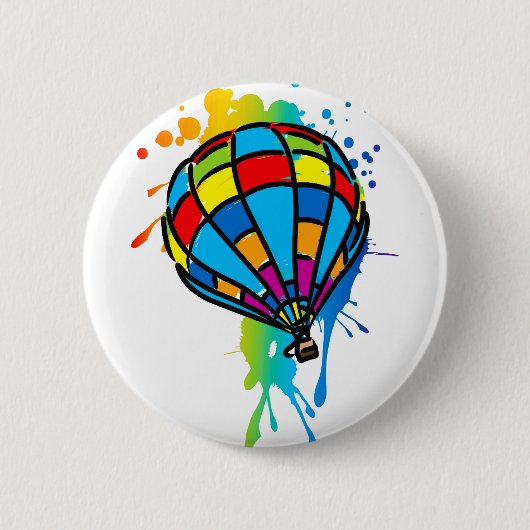 Badge Rond 5 Cm Hot_Air_Balloon_Trip (Devant)