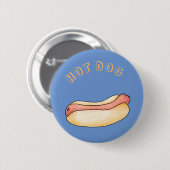 Badge Rond 5 Cm Hot dog (Devant & derrière)