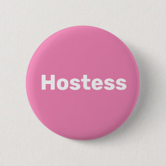 Badge Rond 5 Cm Hôtesse de mariage minimaliste Fête de mariage