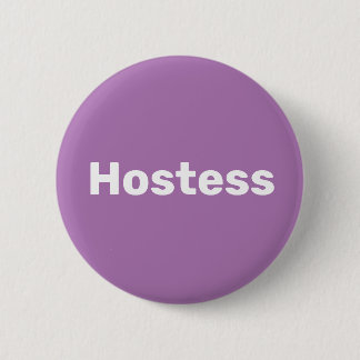 Badge Rond 5 Cm Hôtesse Fête de mariage minimaliste Mariages