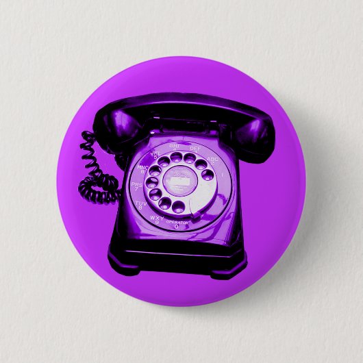 Badge Rond 5 Cm Hotline Purple (Devant)