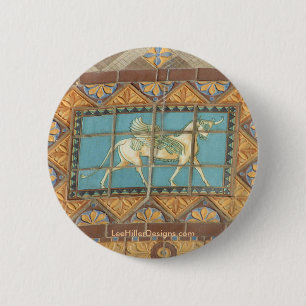 Badge Rond 5 Cm HotSprings, AR Quapaw Dome Tiles II Dons Vêtements