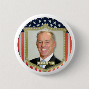 Badge Rond 5 Cm Howard Dean pour le président 2016