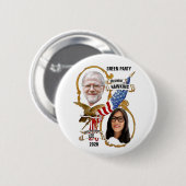 Badge Rond 5 Cm Howie Hawkins / Jia Lee 2020 (Devant & derrière)